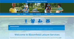 Desktop Screenshot of bloomfieldrec.com